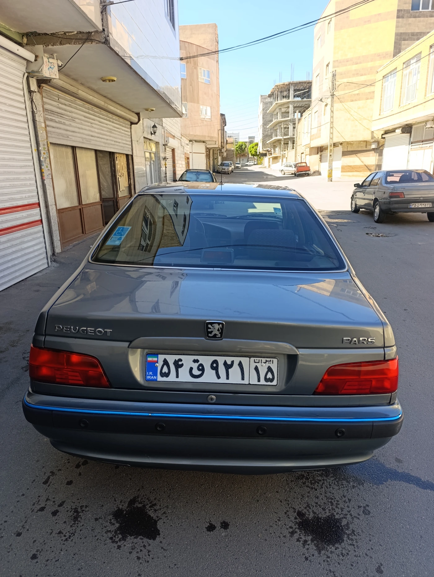 پارس 92بدون رنگ - عقب